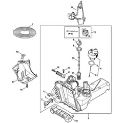 Genuine Stihl TS500i / E - Tank housing