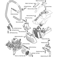 Genuine Stihl TS500i / Q - Tightening torques