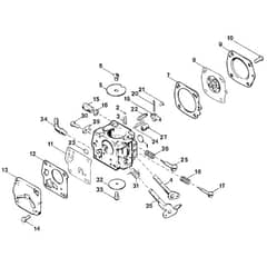 Stihl TS50 - Carburetor Parts (Tillotson) - Parts Diagram