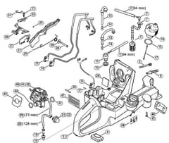 Genuine Stihl TS700 / E - Tank housing