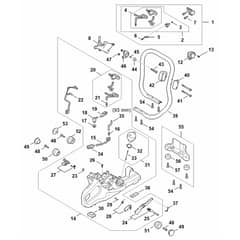 Stihl TS710i - Fuel Injection System, Tank Housing, Handlebar - Parts Diagram
