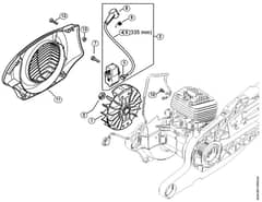 Genuine Stihl TS800 / F - Ignition system