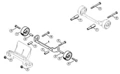 Genuine Stihl TS800 / P - Wheel kit