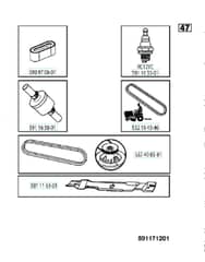 Husqvarna Ts 138M - Frequently Used Parts