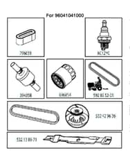 Husqvarna Ts 142L - Frequently Used Parts