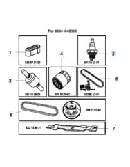 Husqvarna Ts 142L - Frequently Used Parts 2
