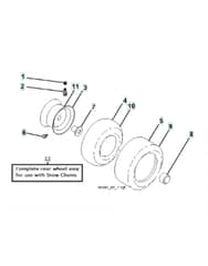 Husqvarna Ts 142T - Wheels & Tyres