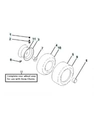 Husqvarna Ts 142X - Wheels & Tyres