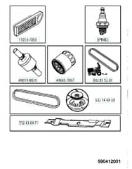Husqvarna Ts 242 - Frequently Used Parts