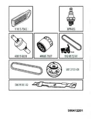 Husqvarna Ts 242Txd - Frequently Used Parts