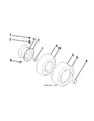 Husqvarna Ts 243 - Wheels & Tyres
