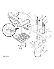 Husqvarna Ts 243T - Seat