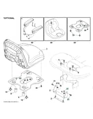 Husqvarna Ts 248G - Seat