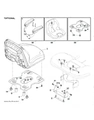 Husqvarna Ts 254G - Seat