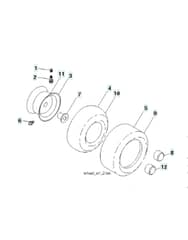 Husqvarna Ts 254G - Wheels & Tyres