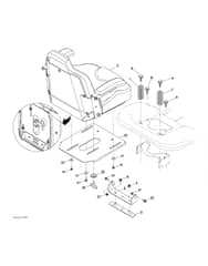 Husqvarna Ts 354D - Seat