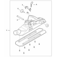 Stihl TSA300.0 - Depth Limiter With Vacuum Adapter - Parts Diagram