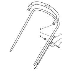 TURBO 45 B - 2011-2012 - 292451028/S11 - Stiga Rotary Mower Handle Upper Part Diagram