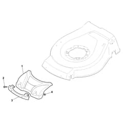 TURBO 48 S H - 2011-2013 - 299486031/S11 - Stiga Rotary Mower Mask Diagram