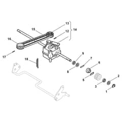 TURBO 50 S RENTAL H - 2011 - 292502031/S11 - Stiga Rotary Mower Transmission Diagram
