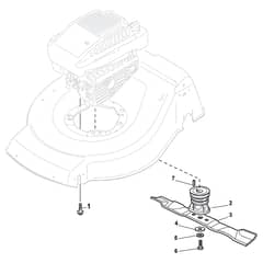 TURBO 53 SE4Q B - 2015 - 299537528/S14 - Stiga Rotary Mower Blade Diagram