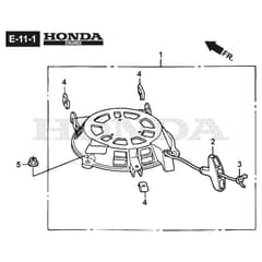 TURBO 53 SQ H BBC - 2017 - 299538838/S17 - Stiga Rotary Mower Recoil Starter 02 Diagram
