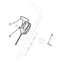 TURBO 55 S COMBI - 2010-2014 - 292554031/KRO - Stiga Rotary Mower Economic Throttle Control Diagram