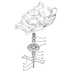 TURBO HD 60 MB - 2012-2013 - 292532028/S12 - Stiga Rotary Mower Blade Diagram
