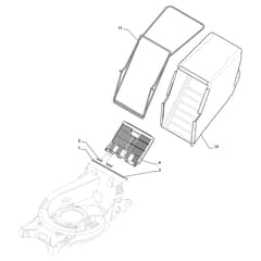 TURBO HD 60 MB - 2012-2013 - 292532028/S12 - Stiga Rotary Mower Grass Catcher Diagram