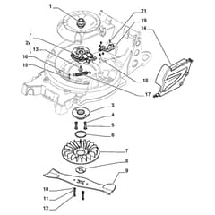 TURBO HD 60 MHV BBC - 2010-2011 - 292533038/S10 - Stiga Rotary Mower Blade Diagram