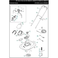 Flymo Turbo Lite 350 - 2014-05 - Lawn Mower Main Assembly