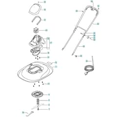 Flymo Turbo Lite 400 UK - 2019-01 - Lawn Mower Main Assembly