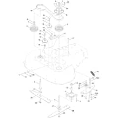 Toro TurfMaster 76cm - 22207 (415400000 - 999999999) Blade and Spindle