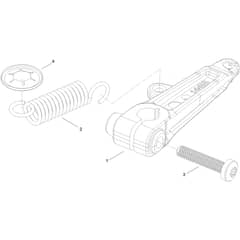 Toro TurfMaster 76cm - 22207 (406000000 - 407299999) Transmission Clutch Lever Repair No. 139-8974