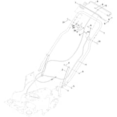Toro TurfMaster HDX 76cm - 22236 (418900000 - 999999999) Handle
