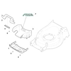 TWINCLIP 50 SEQ - 2019 - 294512548/ST1 - Stiga Rotary Mower Mask Diagram