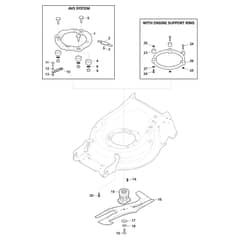 TWINCLIP 55 S B - 2018-2019 - 294562028/ST1 - Stiga Rotary Mower Blade Diagram