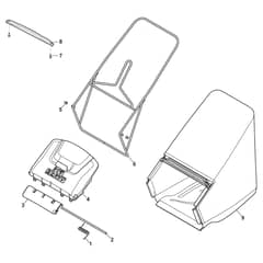 TWINCLIP 55 S-R H BBC - 2018-2022 - 294569338/ST1 - Stiga Rotary Mower Grass Catcher Diagram
