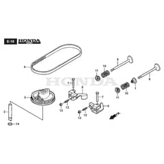 TWINCLIP 55 SV H - 2016-2018 - 294563038/S16 - Stiga Rotary Mower Cam Pulley Diagram