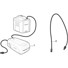 Twinclip 950e V Kit - 2023-2025 - 294513998/UKS - Stiga Rotary Mower Diagnostic Tool Diagram