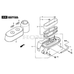 TWINCLIP 955 B - 2022 - 294568038/ST2 - Stiga Rotary Mower Air Cleaner Diagram