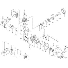 McCulloch Twist-n-Edge - 2008-03 - Engine (1) Parts Diagram