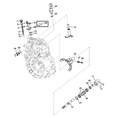 John Deere TX4X2 - PC9461 - Transaxle Range ( - 114214) - ST486815