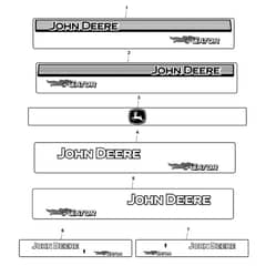 John Deere TX4X2 - PC9461 - Labels Kit - ST861305