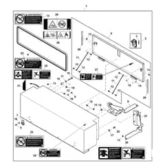 John Deere TX4X2 - PC9461 - Side Opening ( - 060000) - ST927023