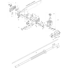 Makita UA003G - 300mm Cordless Pole Saw - Power Tool 01 Diagram