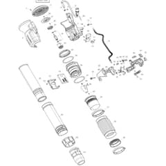 Makita UB004C - Battery Powered Bkpk Blower - Power Tool 01 Diagram