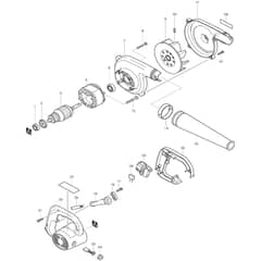 Makita UB1101 - Blower - Power Tool Diagram