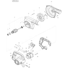 Makita UB1103 - Blower - Power Tool Diagram