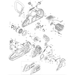 Makita UC030G - Cordless Chain Saw - Power Tool Diagram